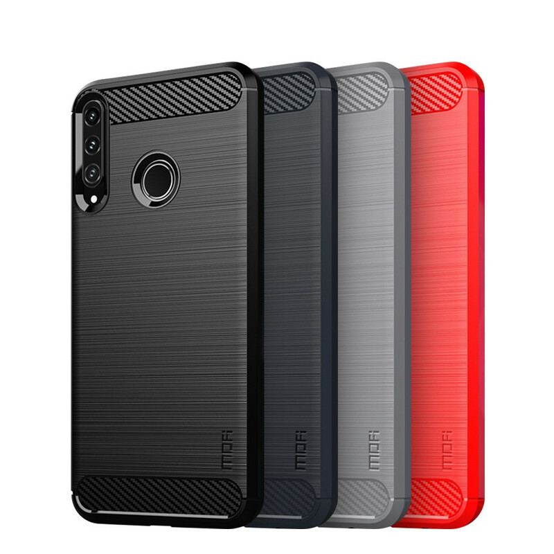 Coque Huawei P40 Lite E / Y7p Fibre Carbone Brossée MOFI