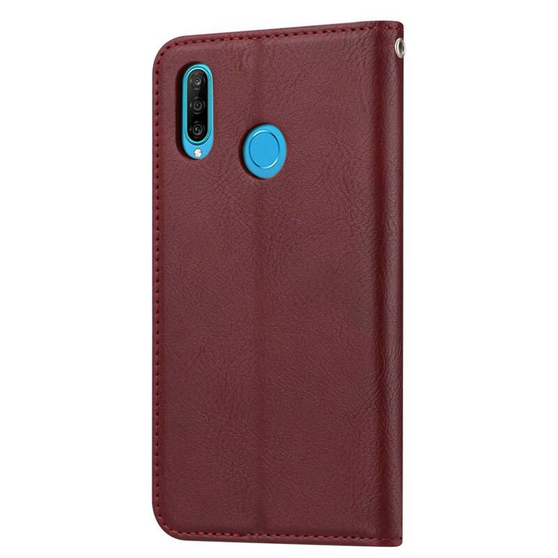 Flip Cover Huawei P40 Lite E / Y7p Simili Cuir Porte-Cartes