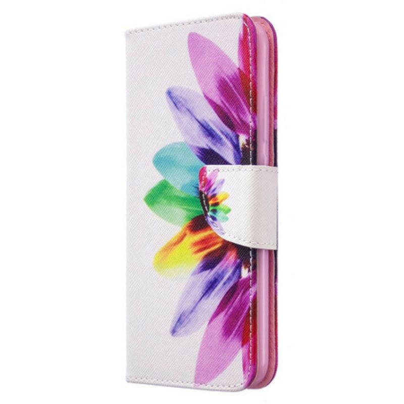 Housse Huawei P40 Lite E / Y7p Fleur Aquarelle