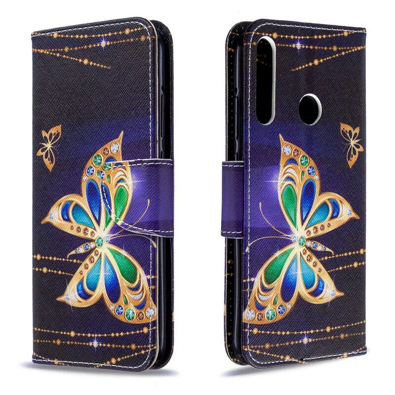 Housse Huawei P40 Lite E / Y7p Papillons Rois