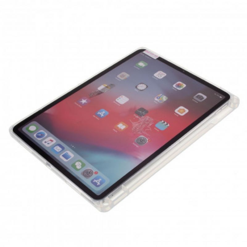 Coque iPad Pro 11" Silicone Transparent Porte-Stylet