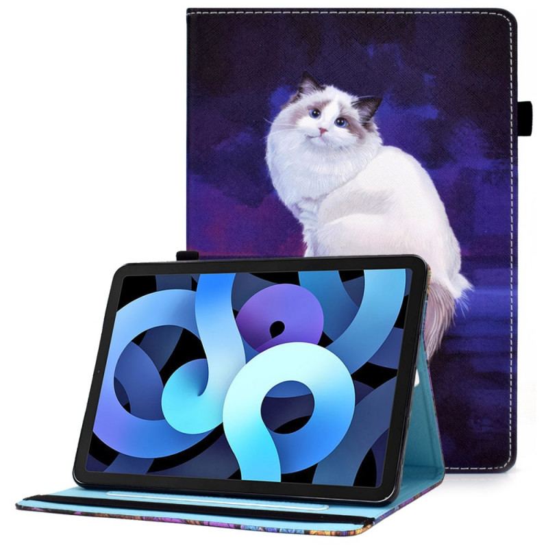 Étui iPad Air (2022) (2020) / Pro 11" Chat Blanc