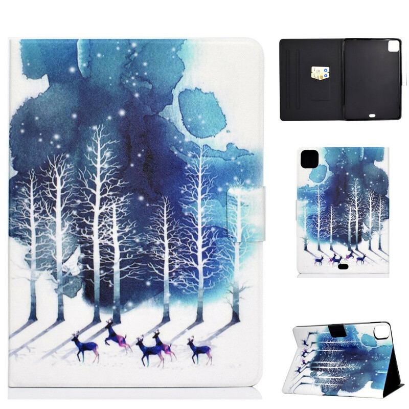 Housse iPad Air (2022) (2020) / Pro 11" Cerfs des Neiges