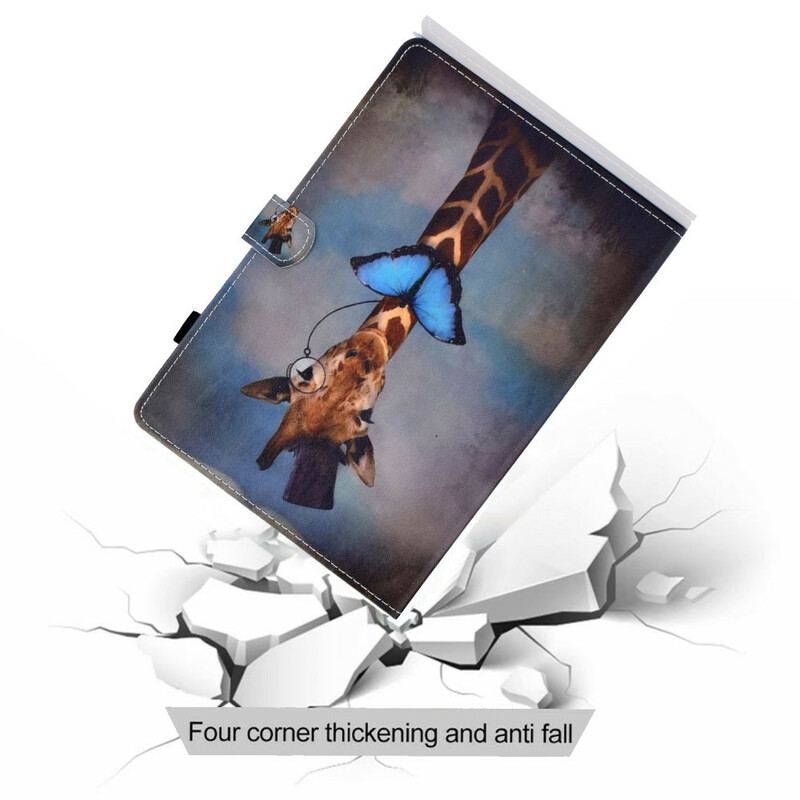 Housse iPad Air (2022) (2020) / Pro 11" Chic Girafe