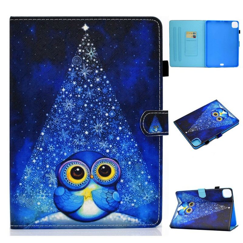 Housse iPad Air (2022) (2020) / Pro 11" Hibou Bleu