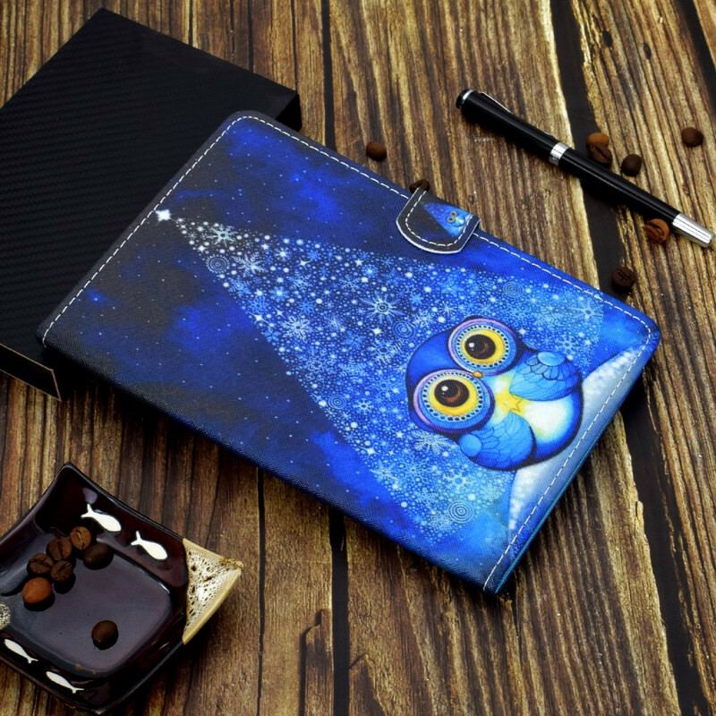 Housse iPad Air (2022) (2020) / Pro 11" Hibou Bleu