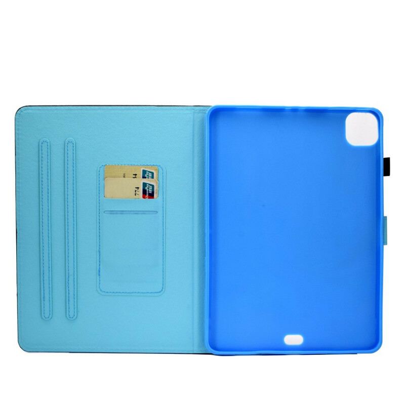 Housse iPad Air (2022) (2020) / Pro 11" Hibou Bleu