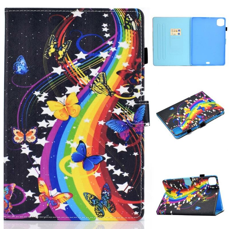 Housse iPad Air (2022) (2020) / Pro 11" Rainbow Butterflies