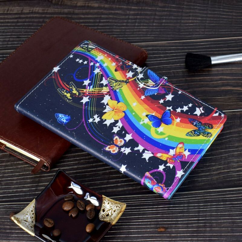 Housse iPad Air (2022) (2020) / Pro 11" Rainbow Butterflies