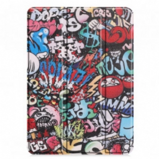 Smart Case iPad Pro 11" (2022) (2021) Porte-Stylet Graffitis