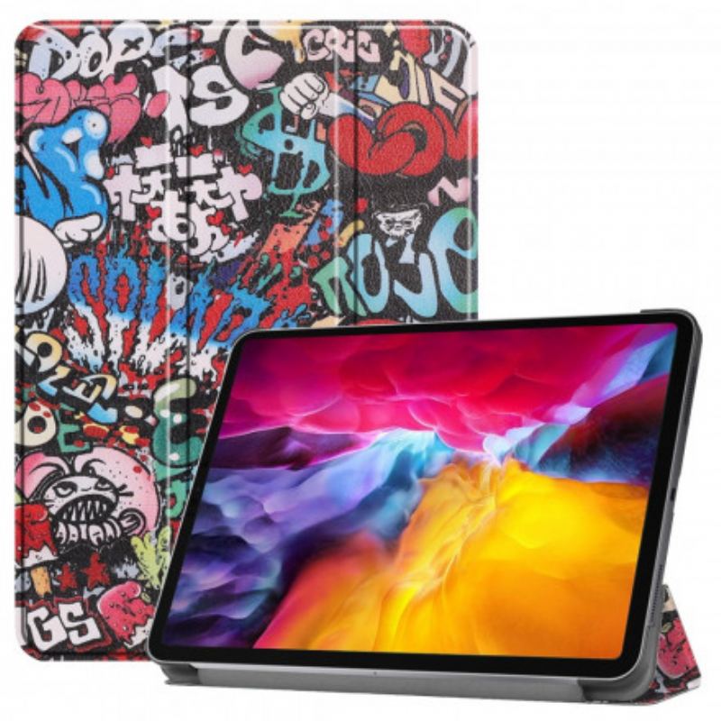 Smart Case iPad Pro 11" (2022) (2021) Porte-Stylet Graffitis