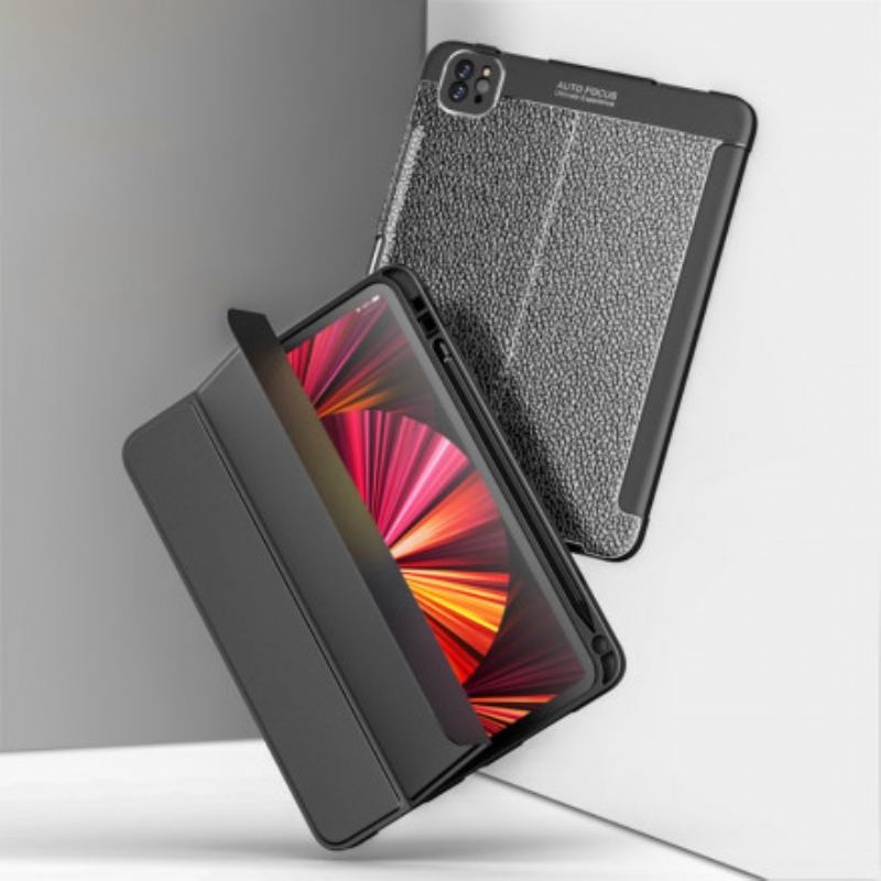 Smart Case iPad Pro 11" (2022) (2021) Simili Cuir Litchi