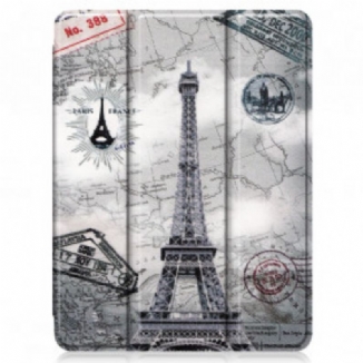 Smart Case iPad Pro 11" (2022) (2021) Tour Eiffel Porte-Stylet