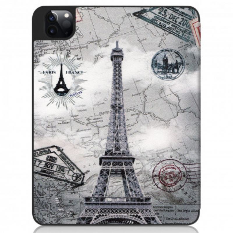 Smart Case iPad Pro 11" (2022) (2021) Tour Eiffel Porte-Stylet