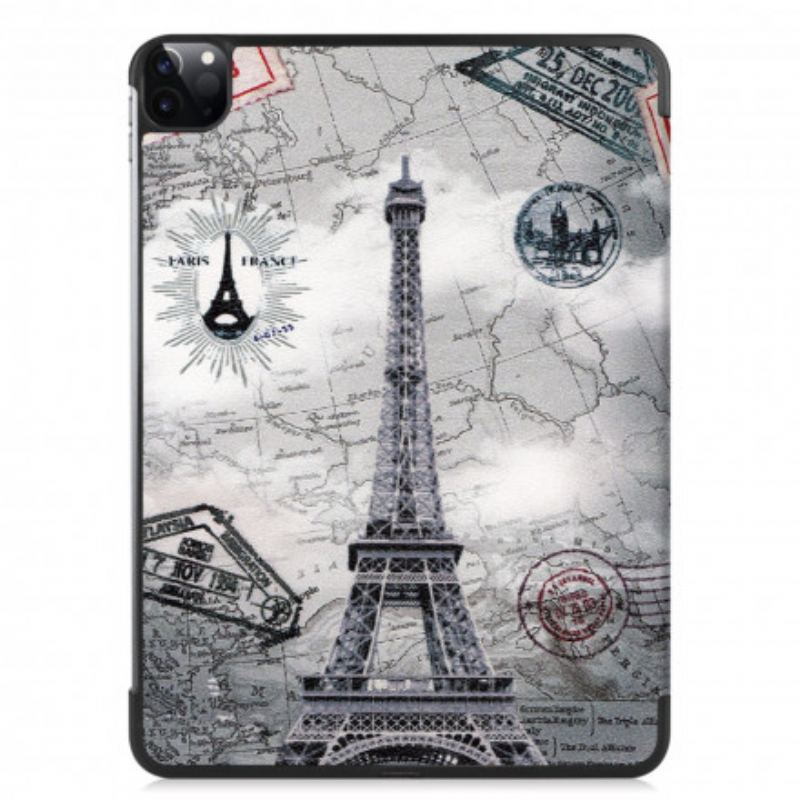 Smart Case iPad Pro 11" (2022) (2021) Tour Eiffel Porte-Stylet