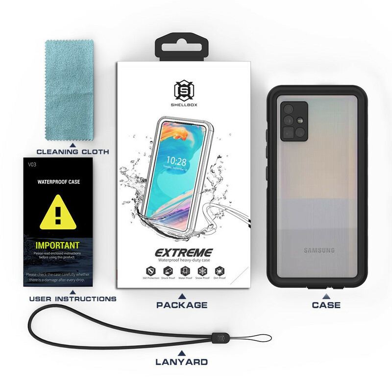 Coque Samsung Galaxy A51 5G Waterproof SHELLBOX