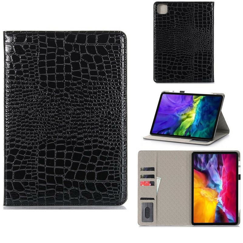 Housse iPad Pro 12.9" Peau Crocodile