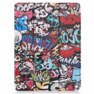 Smart Case iPad Pro 12.9" Porte-Stylet Graffitis