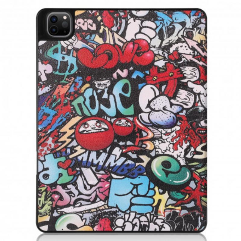 Smart Case iPad Pro 12.9" Porte-Stylet Graffitis