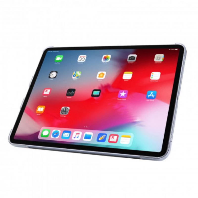 Smart Case iPad Pro 12.9" Simili Cuir Texture Soie