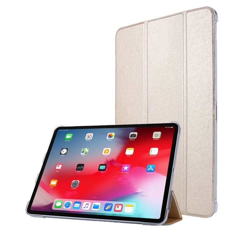 Smart Case iPad Pro 12.9" Simili Cuir Texture Soie