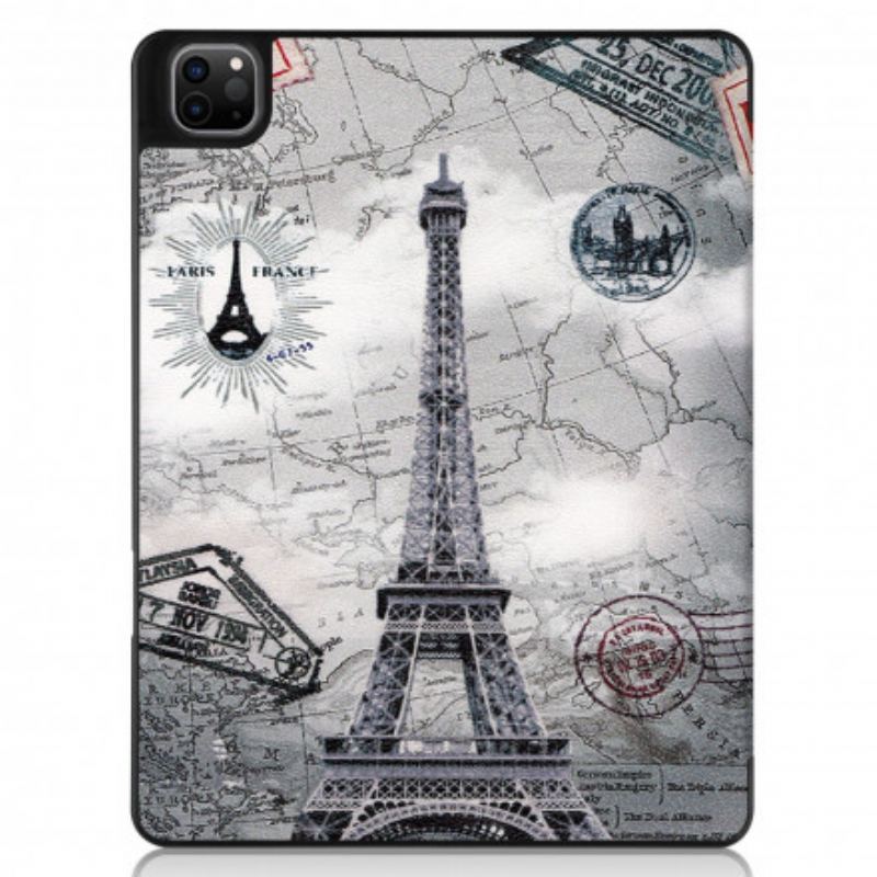 Smart Case iPad Pro 12.9" Tour Eiffel Porte-Stylet