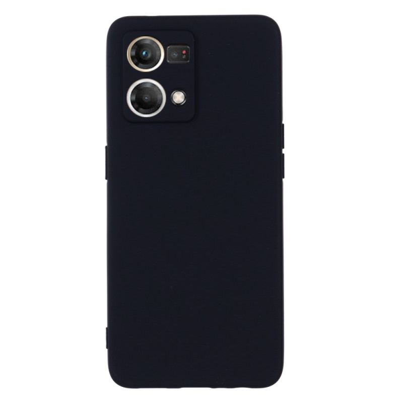 Coque Oppo Reno 7 Silicone Liquide Avec Lanière