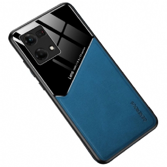 Coque Oppo Reno 7 Simili Cuir Haut de Gamme