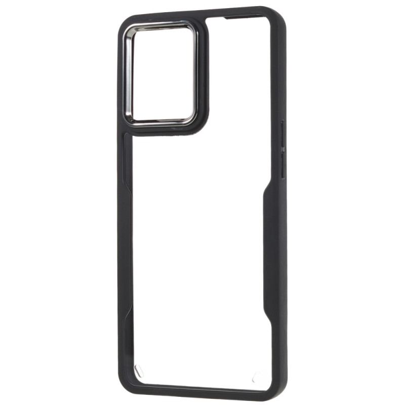 Coque Oppo Reno 7 Transparente Acrylique et Contour Coloré