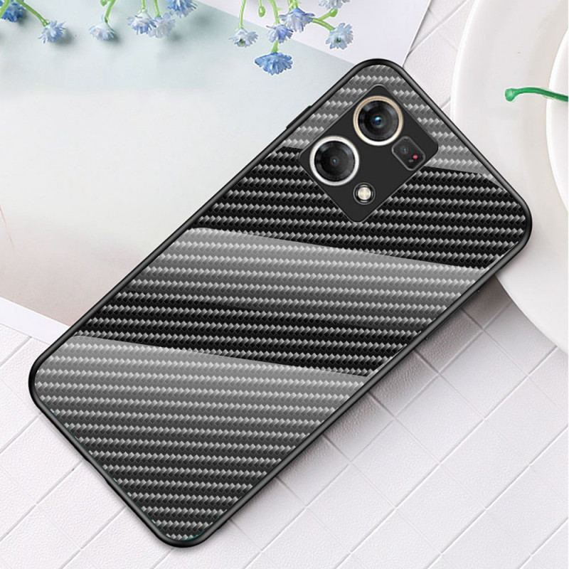 Coque Oppo Reno 7 Verre Trempé Fibre Carbone