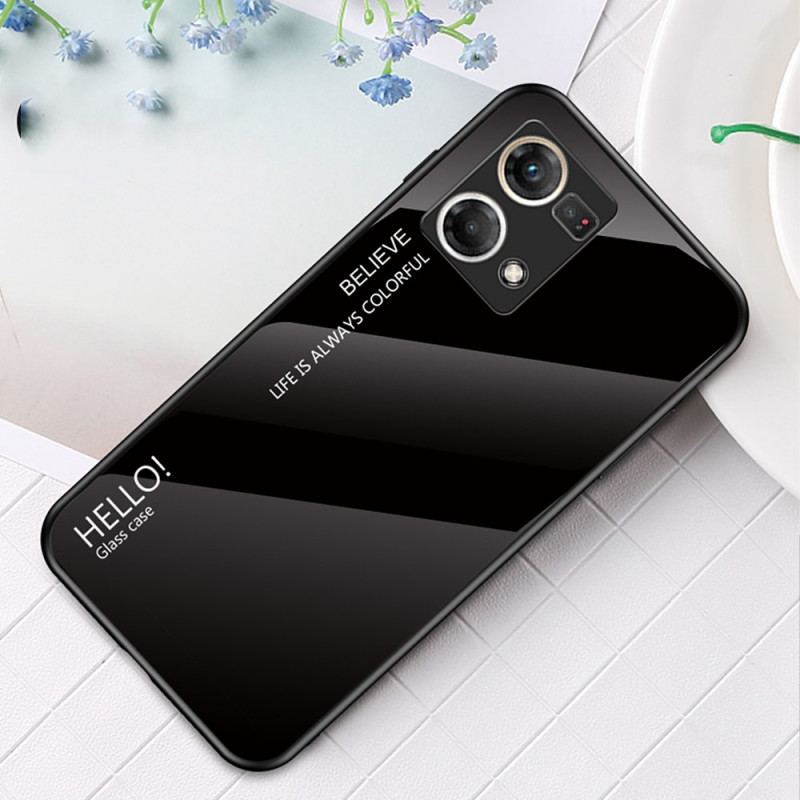 Coque Oppo Reno 7 Verre Trempé Hello