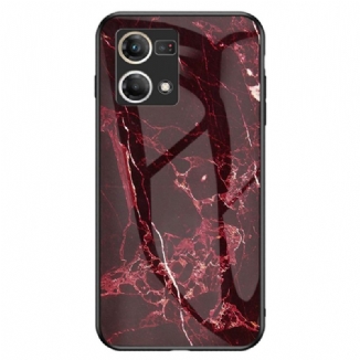 Coque Oppo Reno 7 Verre Trempé Marbre