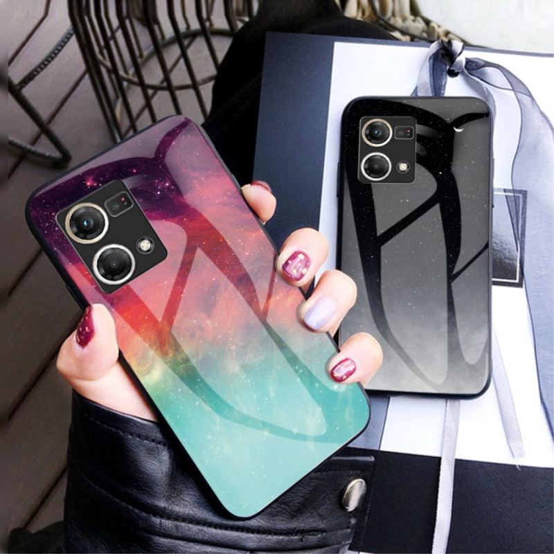 Coque Oppo Reno 7 Verre Trempé Motif