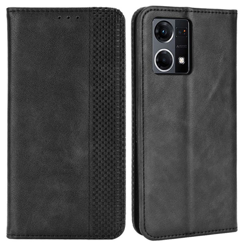 Flip Cover Oppo Reno 7 Style Cuir Stylisé