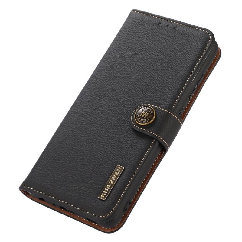 Housse Oppo Reno 7 Cuir Véritable KHAZNEH RFID