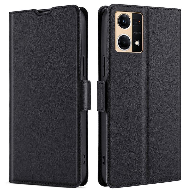 Housse Oppo Reno 7 Finesse Double Fermoir