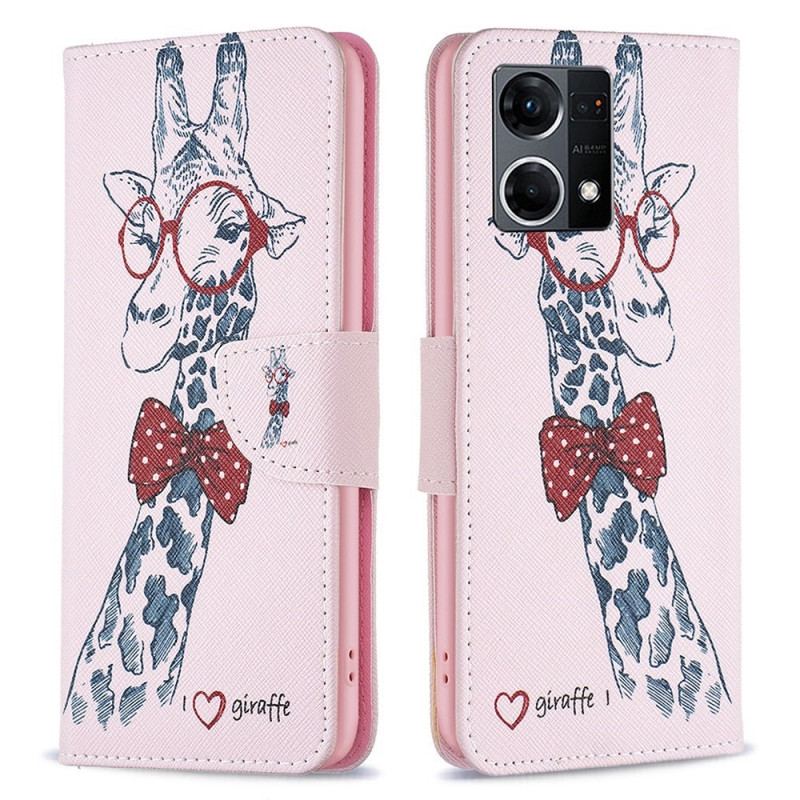 Housse Oppo Reno 7 Girafe Intelllo