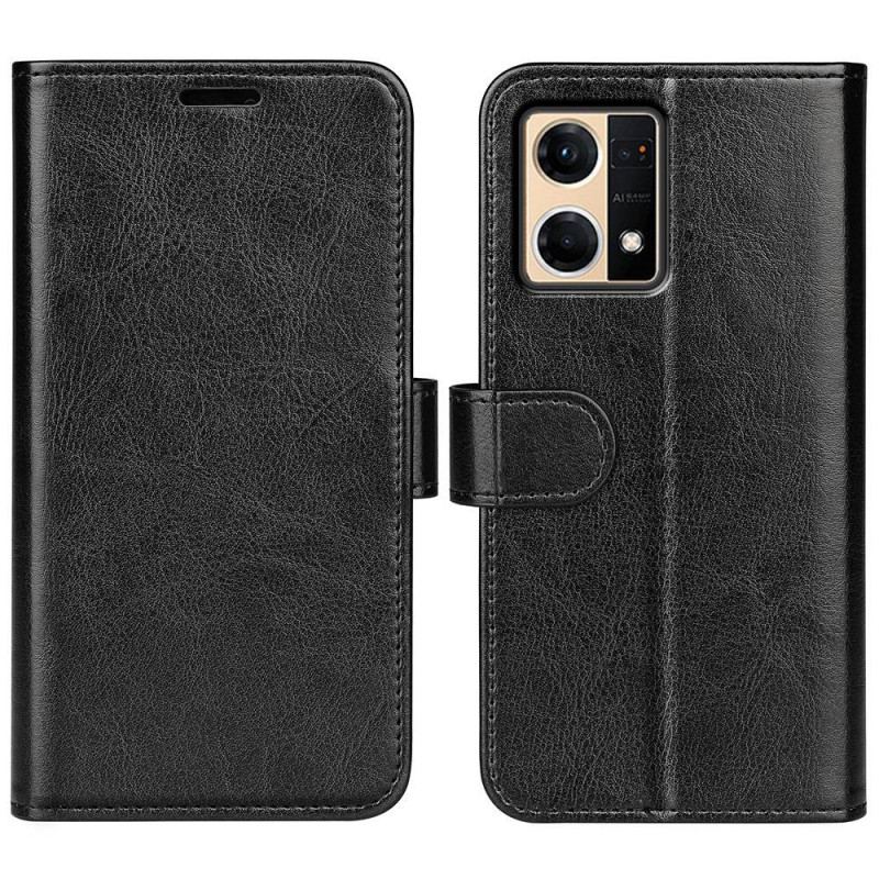 Housse Oppo Reno 7 Simili Cuir Rétro