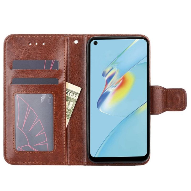 Housse Oppo Reno 7 Simili Cuir Vintage