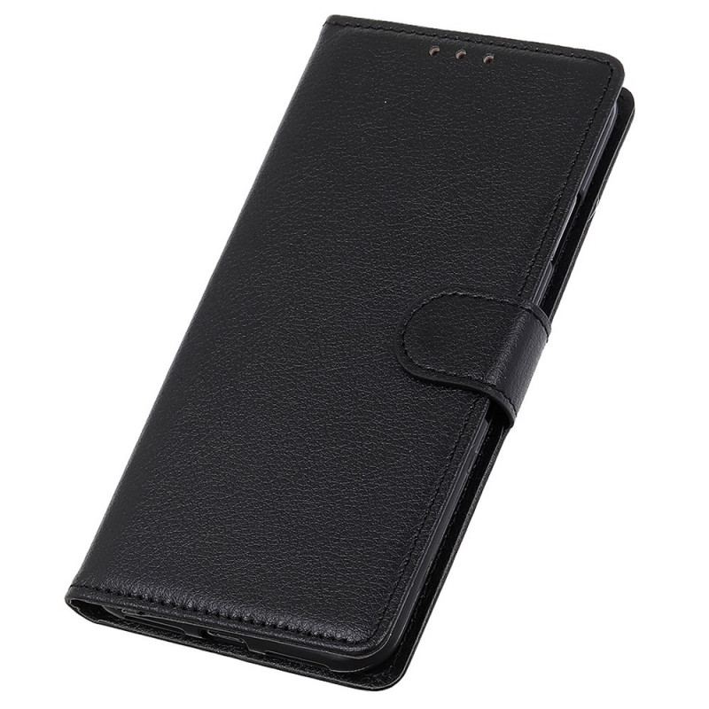 Housse Oppo Reno 7 Style Cuir Litchi Traditionnel