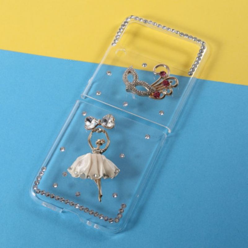 Coque Samsung Galaxy Z Flip 3 5G Pierres Précieuses Danseuse