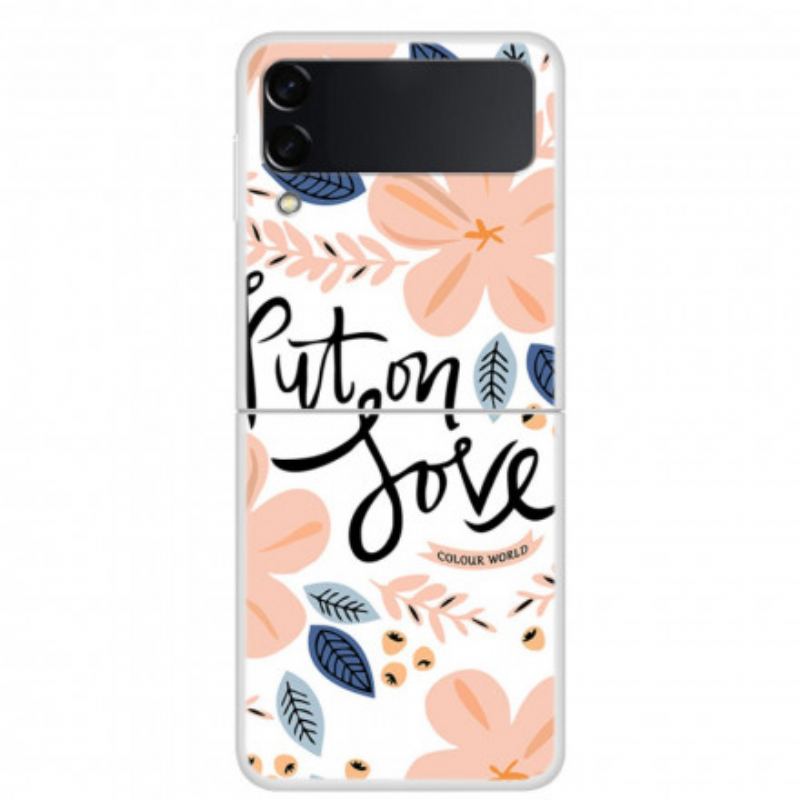 Coque Samsung Galaxy Z Flip 3 5G Put On Love