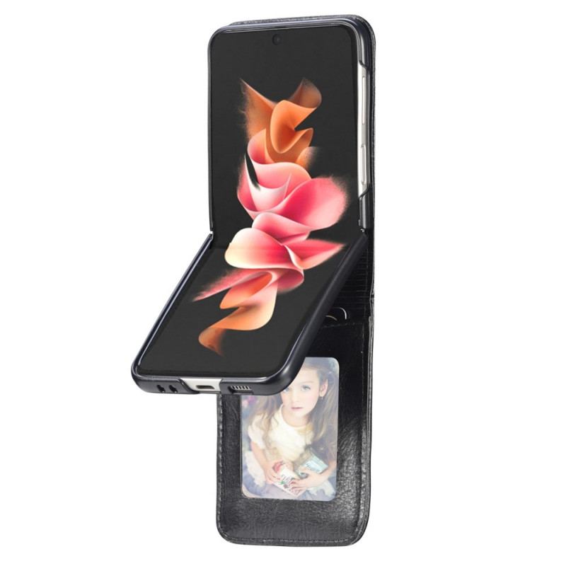 Coque Samsung Galaxy Z Flip 3 5G Style Cuir Portefeuille