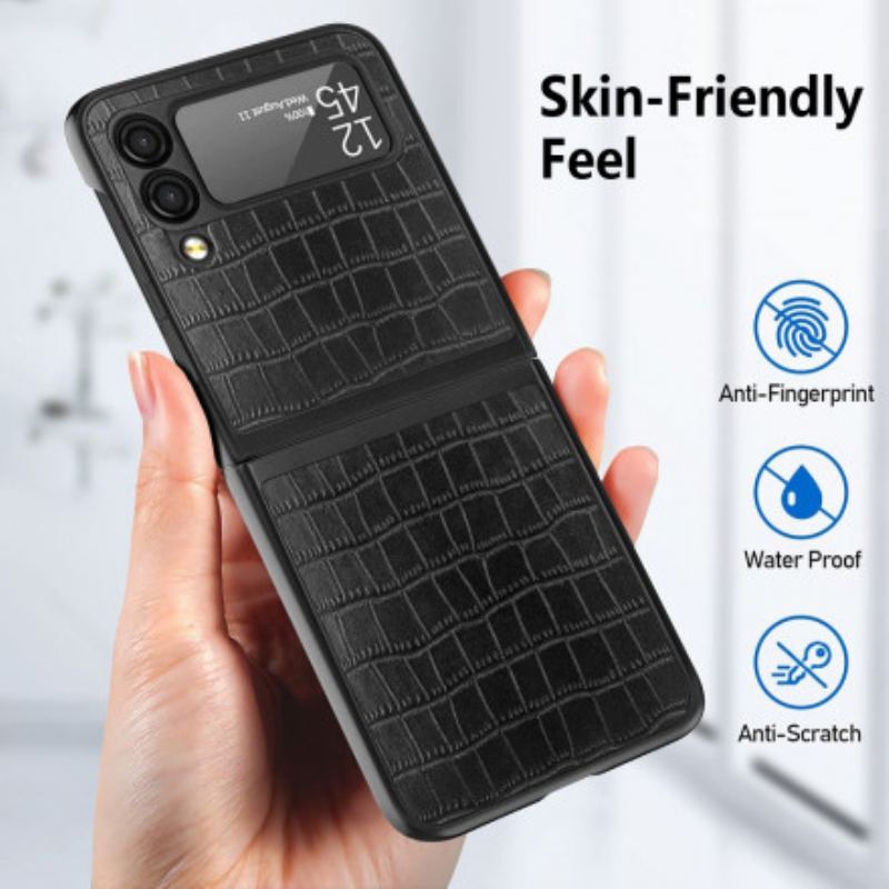 Coque Samsung Galaxy Z Flip 3 5G Style Peau de Crocodile