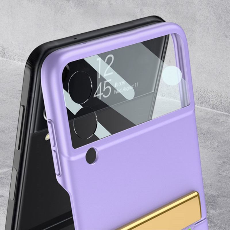 Coque Samsung Galaxy Z Flip 3 5G Verre Trempé et Sangle Lettres GKK