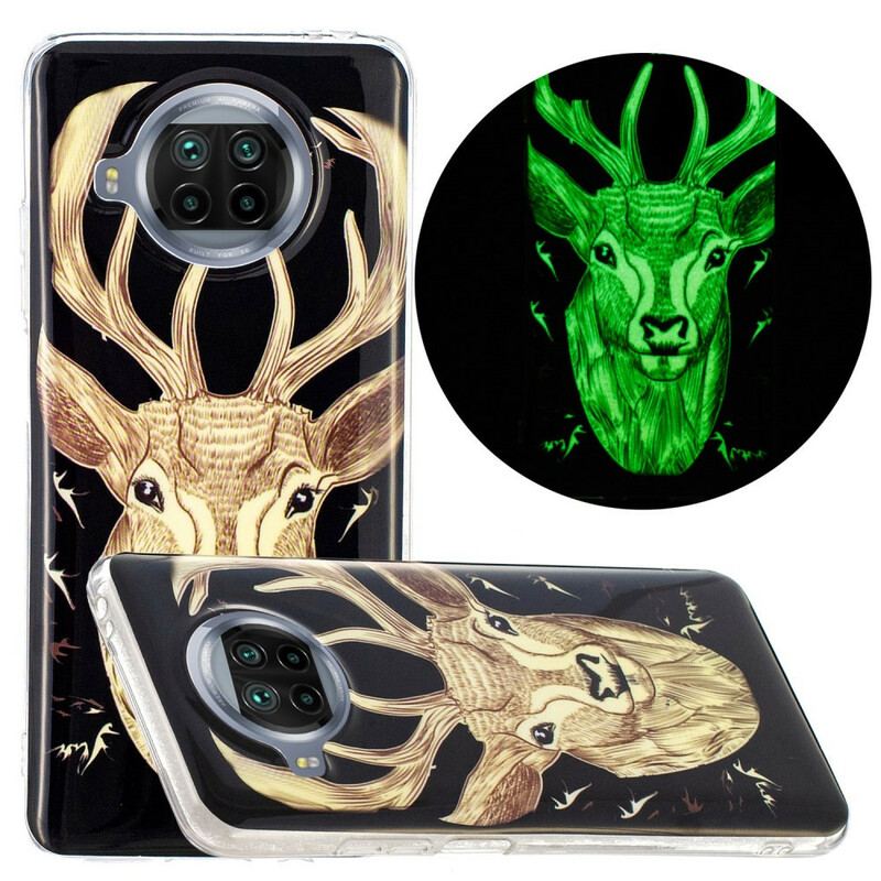 Coque Xiaomi Mi 10T Lite 5G / Redmi Note 9 Pro 5G Cerf Majestueux Fluo