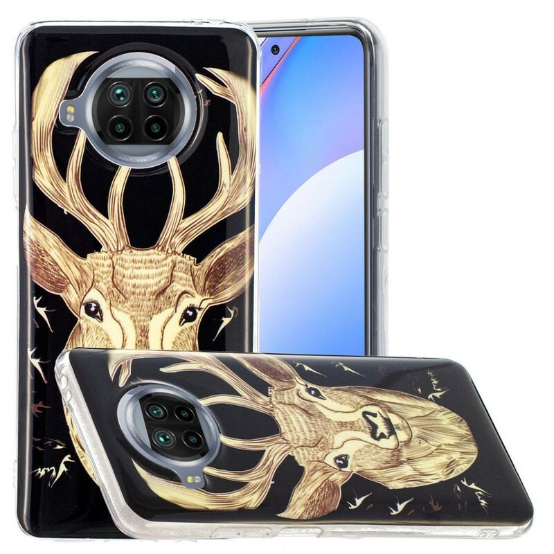 Coque Xiaomi Mi 10T Lite 5G / Redmi Note 9 Pro 5G Cerf Majestueux Fluo