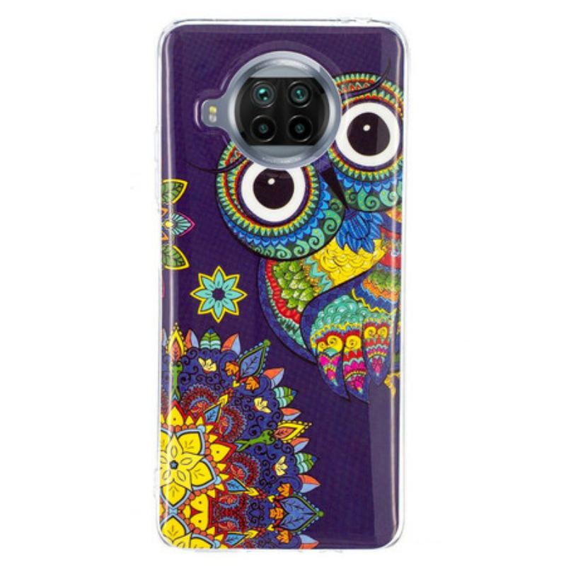 Coque Xiaomi Mi 10T Lite 5G / Redmi Note 9 Pro 5G Hibou Mandala Fluo