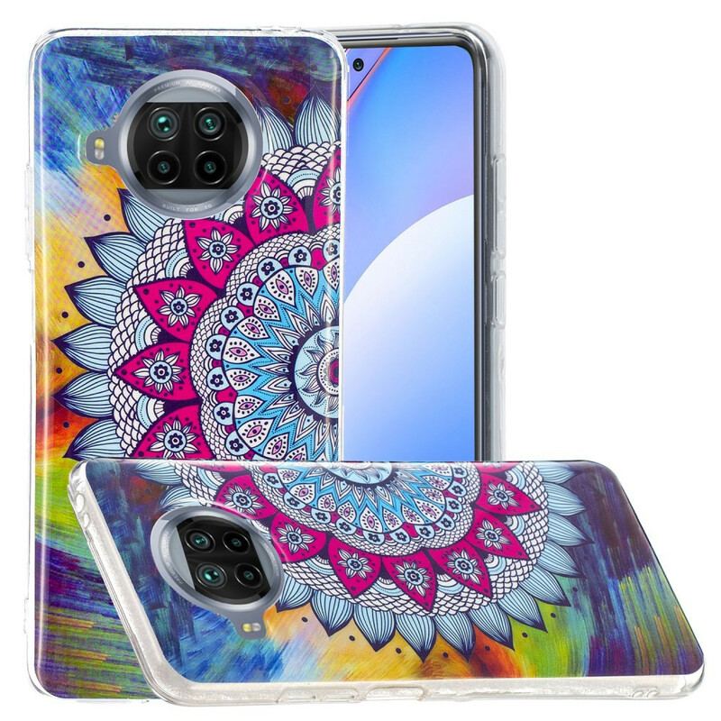 Coque Xiaomi Mi 10T Lite 5G / Redmi Note 9 Pro 5G Mandala Coloré Fluorescente