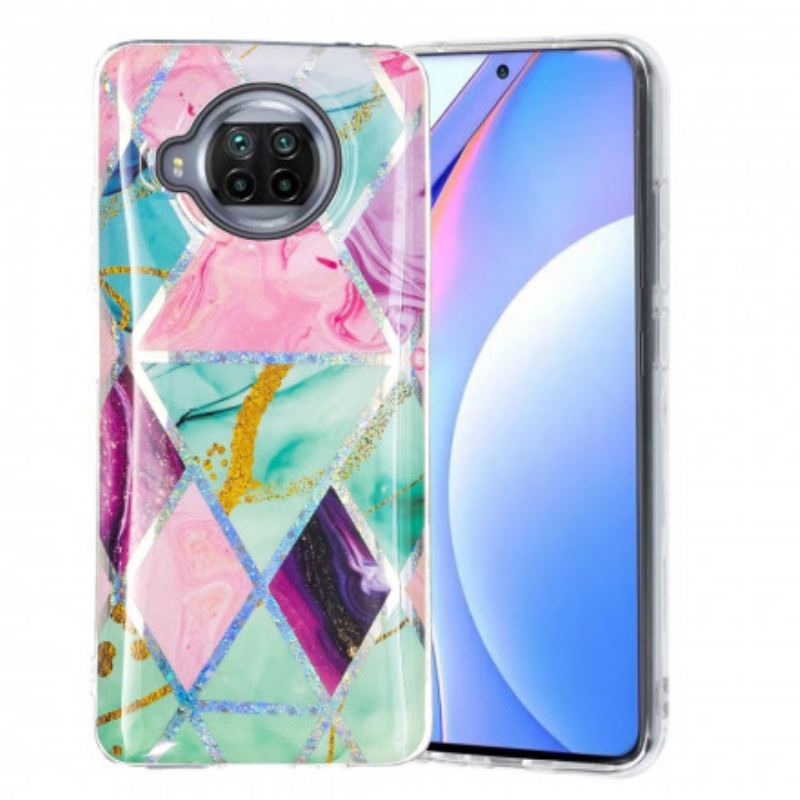 Coque Xiaomi Mi 10T Lite 5G  / Redmi Note 9 Pro 5G Marbre Design Paillettes